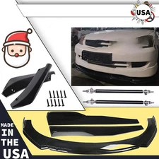 For Mitsubish Front Bumper Lip Splitter Spoiler/ Body Kit Side Skirt