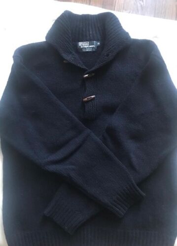 Maglione Ralph Lauren "Polo" uomo XL scialle in cashmere, nuovo. Usato in ottime condizioni!