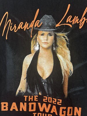 Miranda Lambert Shirt Short Sleeve Crew Neck Concert Shirt