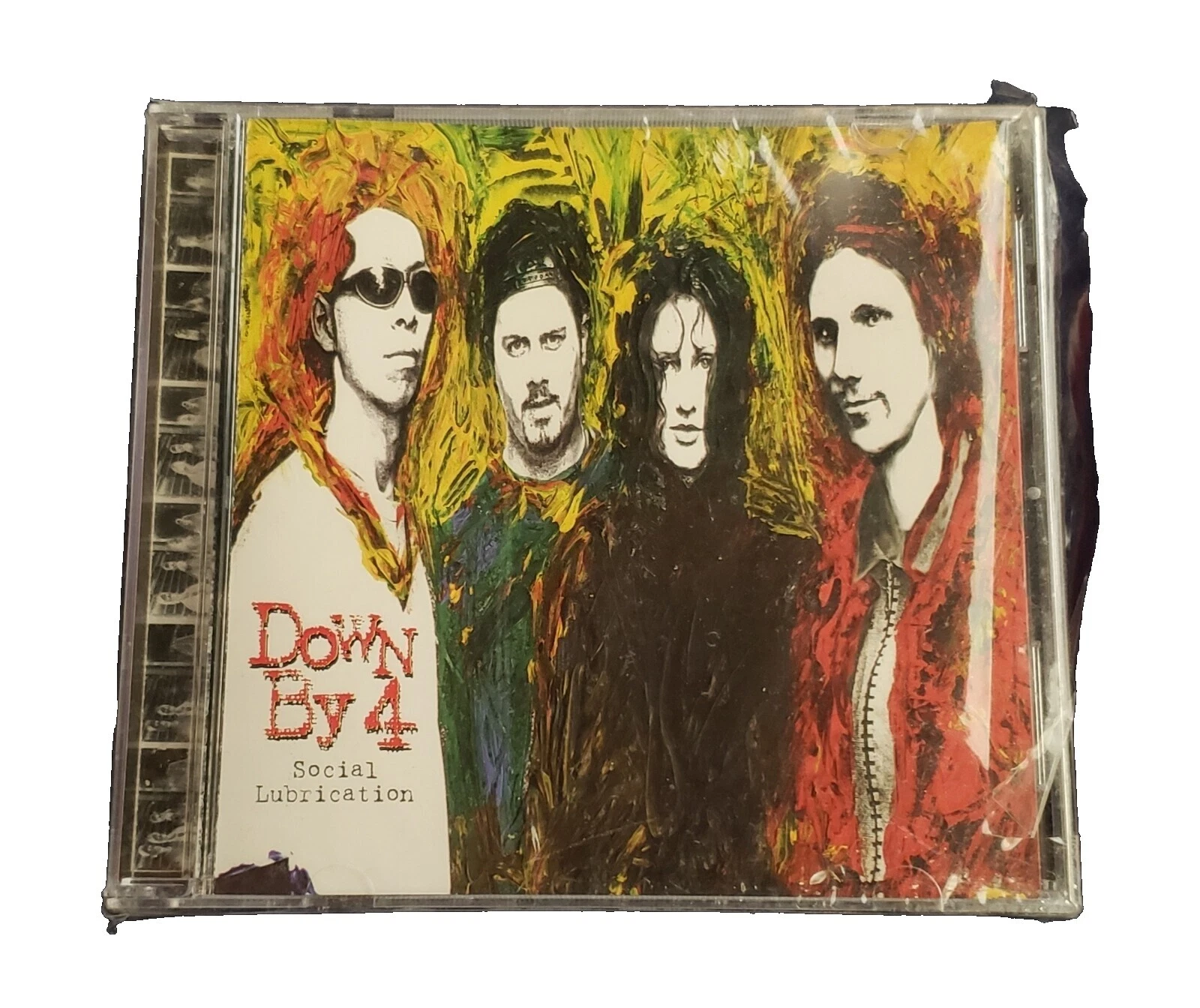 CD de música rock hacia abajo