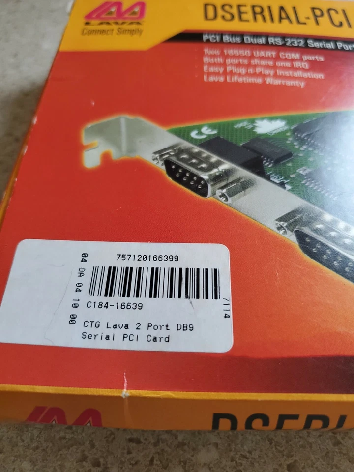 Lava MOKO L71.3E PCI Bus Dual RS-232 Serial Port Board C-7 - Image 2 of 4