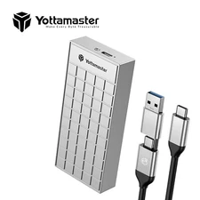 Yottamaster M.2 NVME SSD Enclosure 40 Gbps USB 4 Type-C Fit For 2280 NVMe SSD