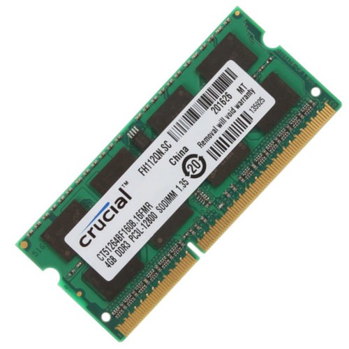 16GB 8GB 4GB RAM PC3L-12800 DDR3L-1600MHz SODIMM Memory Laptop For Crucial LOT - Picture 8 of 15