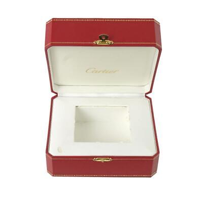 CARTIER Watch Box Case COWA 0043 w/ Booklet Red & Gold CARTIER Watch Box Case COWA 0043 w/ Booklet Red & Gold