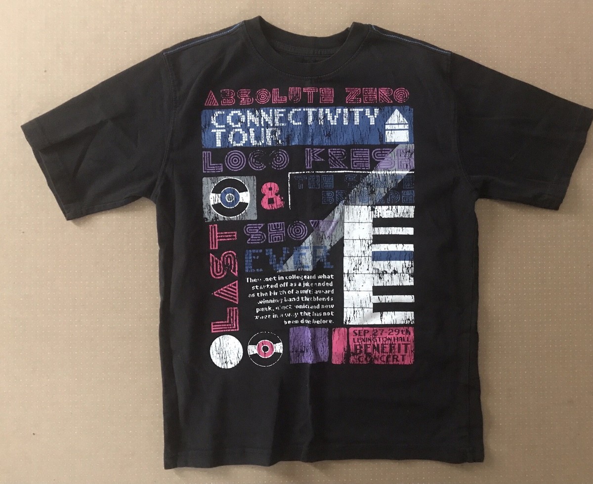【DISCERNMENT】TCL Lettering Box Tee Absolute Zero Connectivity Tour T Shirt Lexington Hall Size