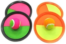 Paddle Catch Ball Set 2-Pack (Color May Vary) - Toss and Catch Sports Game Set 