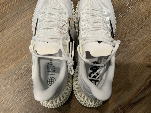 Adidas 4DFWD 2 Running Shoes White Black GX9247 Men’s Size 9.5 US - Picture 7 of 8