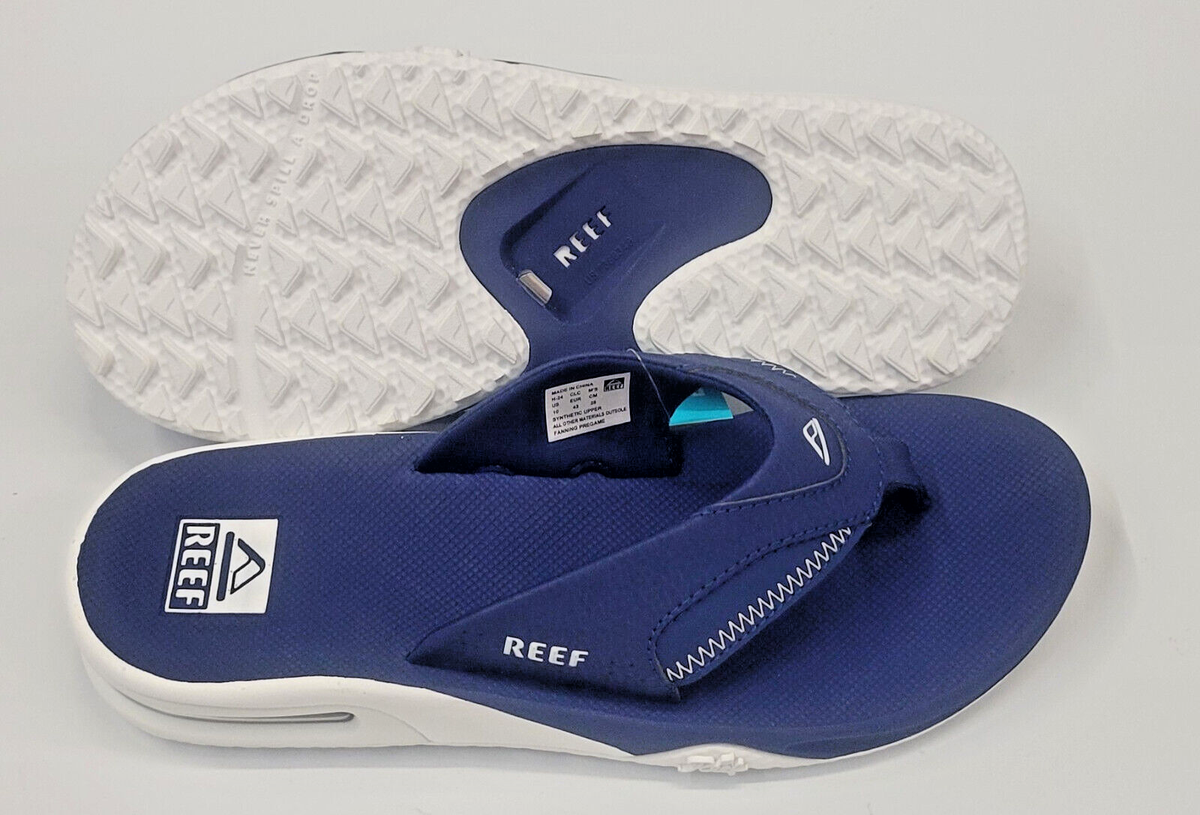Reef Mens Fanning Pregame Navy White 8 | eBay