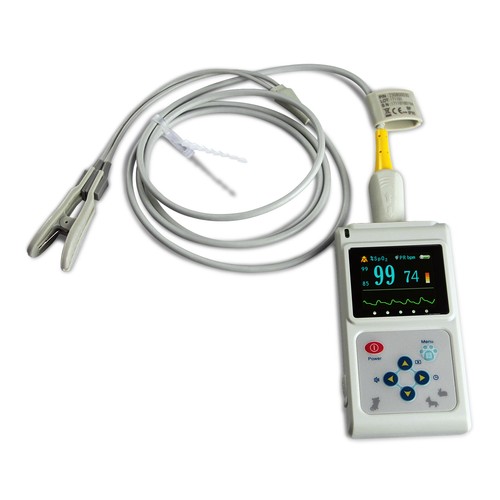 Veterinär-Oximeter, Haustiergesundheitsmonitor Tierarzt Puls Sauerstoffsättigung, Pulsfrequenz, USA - Bild 9 von 12