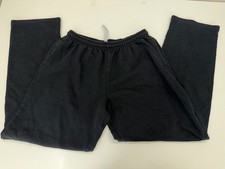 Unbranded Sweatpants Size Unknown Black Stright Leg Elastic Waist Pull On