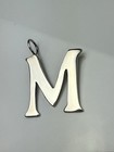 Silpada Sterling Silver M Pendant Initial Letter 925 Retired 1” Charm