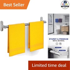 Towel Bar 24 in Brushed Nickel 1 Pack Aluminum Wall Mounted Rustproof