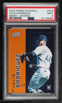 2022 National Convention Orange /199 Julio Rodriguez PSA 9 MINT Rookie RC 0ji1