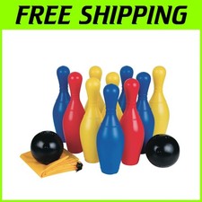 Colorful 10-Piece Bowling Pin Set
