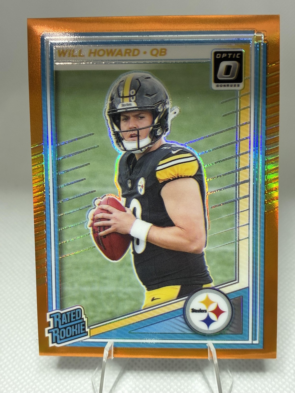 Optic 2025 Donruss Optic #233 Will Howard Orange #/299