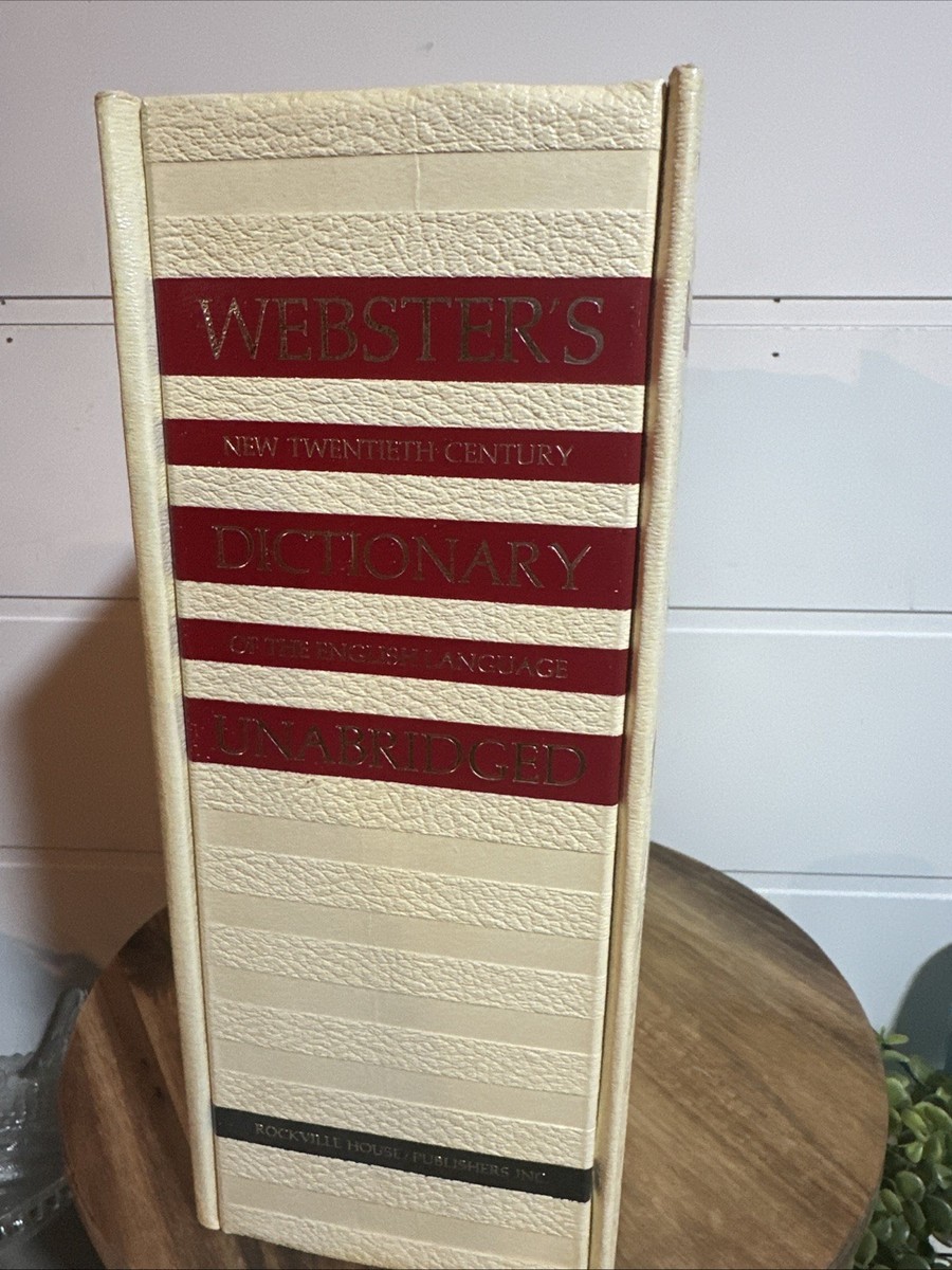 Webster's New Twentieth Century Dictionary 2nd Edition 1969