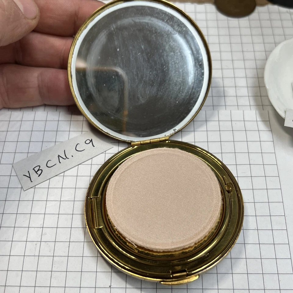 Compact with Carved Red Stone Top - Artisan Piece  - Image 4 of 4