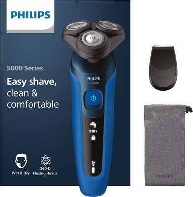 Philips Series 5000 Elektrischer Nass- und Trockenrasierer S5466/18