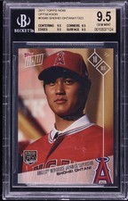 2017 Topps Now Exclusive Offseason Shohei Ohtani #OS-80 BGS 9.5 True Gem Mint RC