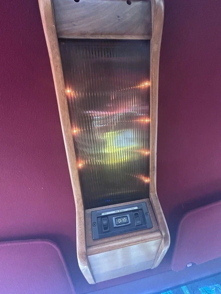 1992-1996 Ford F-150 F-250 F-350 верхний купол света консоль дерева зерно новый - Изображение 4 из 4