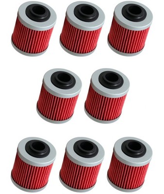 8-Pack Oil Filter Filters for Can-Am DS450 DS450X DS 450 X EFI MX XC All Models