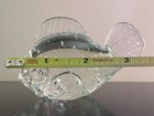 Vtg  Clear Glass Fish Hand Blown  Paperweight Art Controlled Bubbles￼ — photo 3