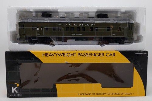 Coche de pasajeros Lionel 6-21225 calibre O ejército de Estados Unidos "Trooper Sleeper" Pullman #9727 nuevo en caja | Zustand: New