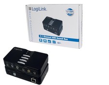 LogiLink UA0099 USB 7.1 Chanel Sound Box Dolby 8-Channel, Channels, E 
