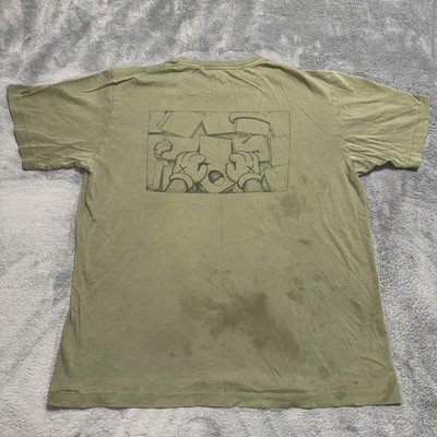 Kaws Uniqlo Shirt XL Heavily Stained