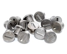 ecoSpikes Stainless Steel Track and Cross Country Spikes Blank Silver, 14x