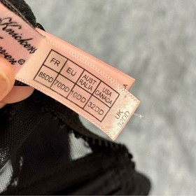 Agent Provocateur Lacy Balconette Black Underwired Bra Size 32DD