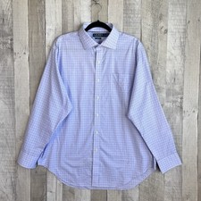 Lauren Ralph Lauren Men's Dress Shirt 17.5 34/35 Classic Fit Non Iron Glen Plaid
