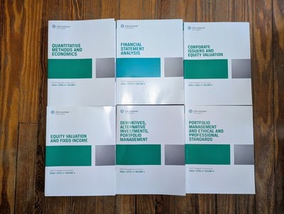 Level 2 CFA Program Curriculum Complete Set 1-6 Brand New