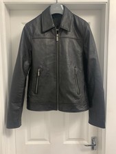 Bolognaro Trevor Mens Leather Jacket Black Size  Small