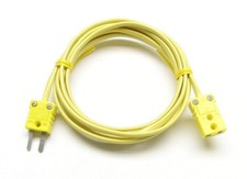3ft K-Type Thermocouple Extension Cable Wire with Miniature Mini Connectors