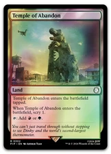 Temple of Abandon #302 (Foil) (NM) Fallout PIP Magic MTG