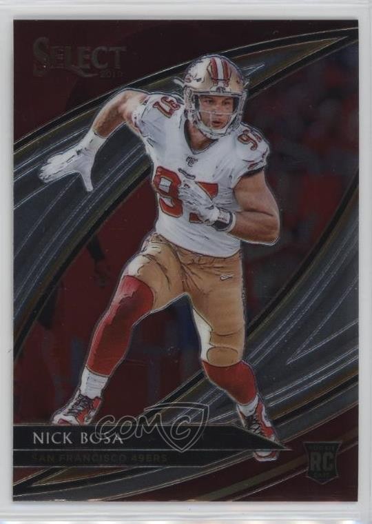 2019 Panini Select Field Level Nick Bosa #250 05k6