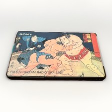 Sony SRF-220 card radio made in Japan- Tested, Working - Rare 