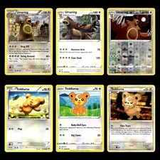 6x  Ursaring Teddiursa Lot 122 Astral Radiance Pokemon Cards Collection Set
