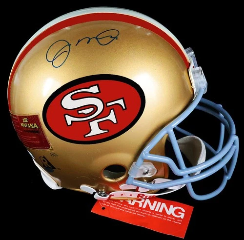 Joe Montana Signed Career Edition LE Full Size Authentic Pro Line Helmet Steiner