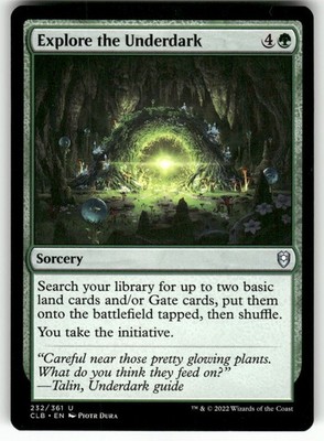 Explore the Underdark #232 (NM) Baldur's Gate CLB Magic MTG