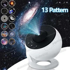 13in1 Galaxy Starry Sky Projector Night Light Rotating LED Planetarium Star Lamp