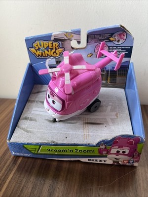 Super Wings Vroom n Zoom - Dizzy Helicopter Push 'n' Go! Kinderspielzeug - 3+