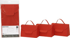 3-teiliges Handtaschen-Set in Rubin Gr&ouml;&szlig;e M von  - praktisch und