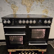Rangemaster Nexus Induction Range Cooker In Black And Silver 110cm
