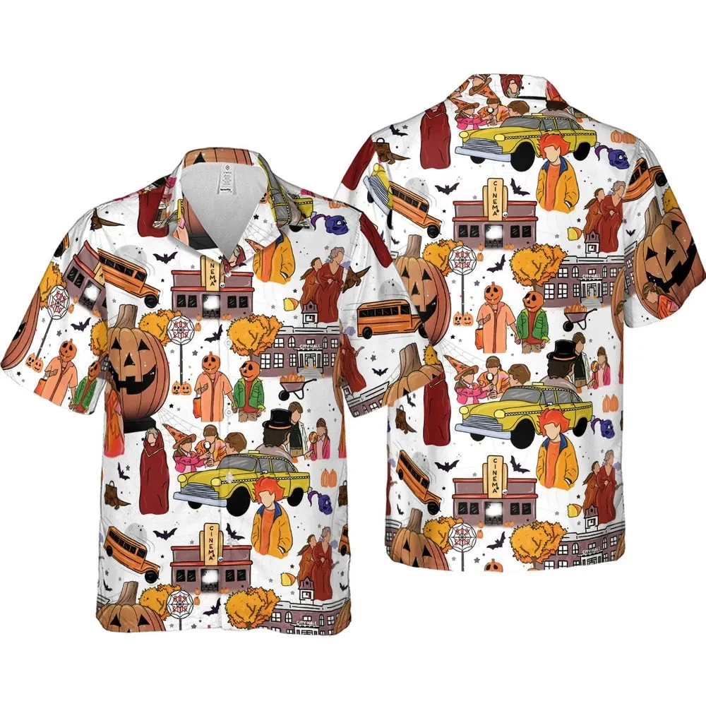 Fall Season Halloweentown Hawaiian Shirt