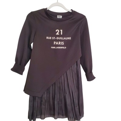 Karl Lagerfeld girls logo dress sz  5 or 10