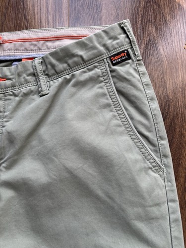 Superdry Chinos “The Rookie” W36 L32 Army Green Regular Straight BNWOT RRP £89 - Picture 5 of 20