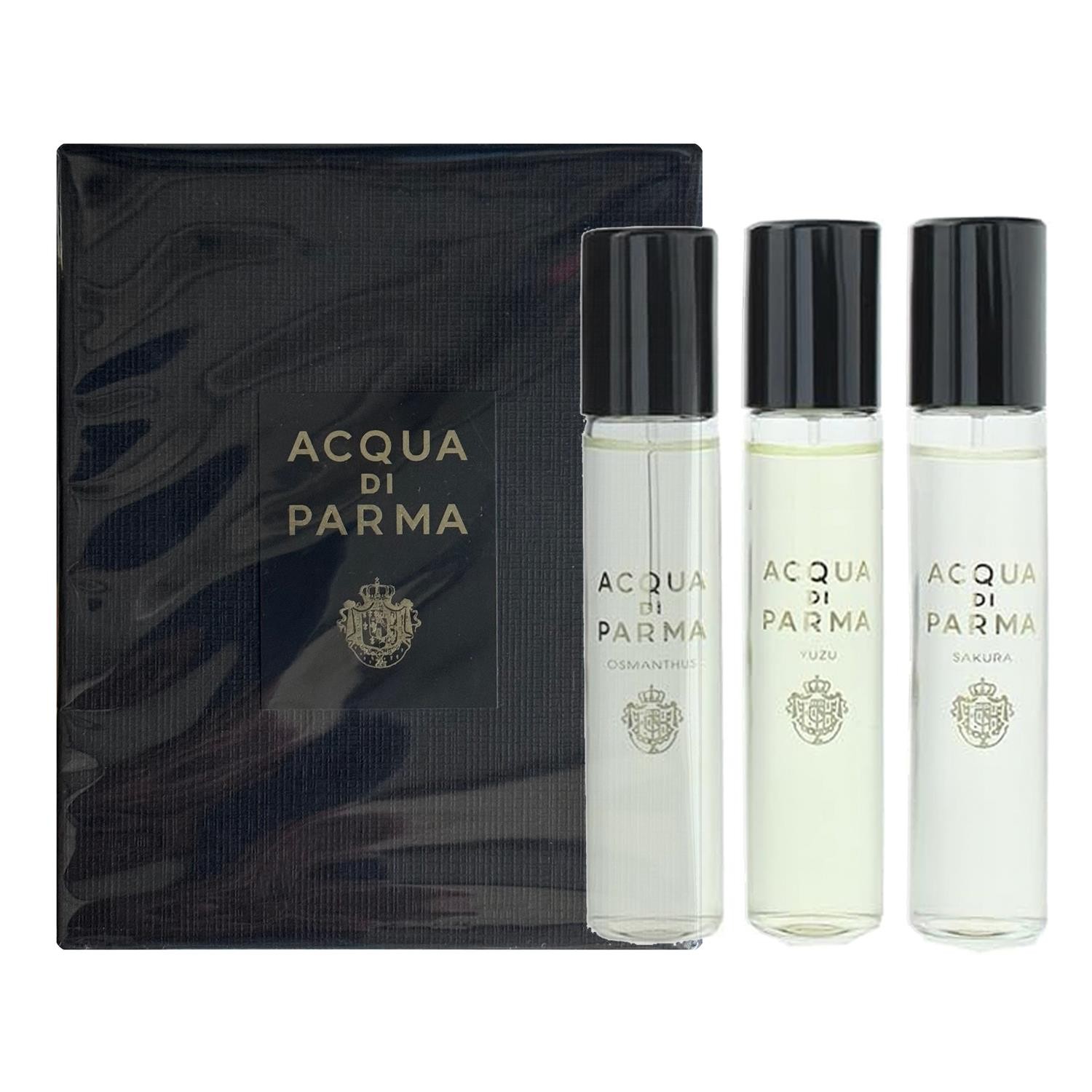 Acqua di Parma Discovery Set- Osmanthus, Sakura, Yuzu EDP 12ml x 3 - RRP £147
