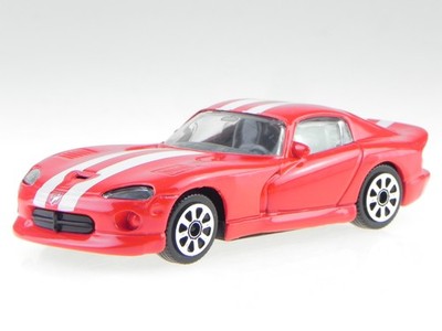 Dodge Viper GTS Coupe rot weisse Streifen Modellauto 30029 Bburago 1:43